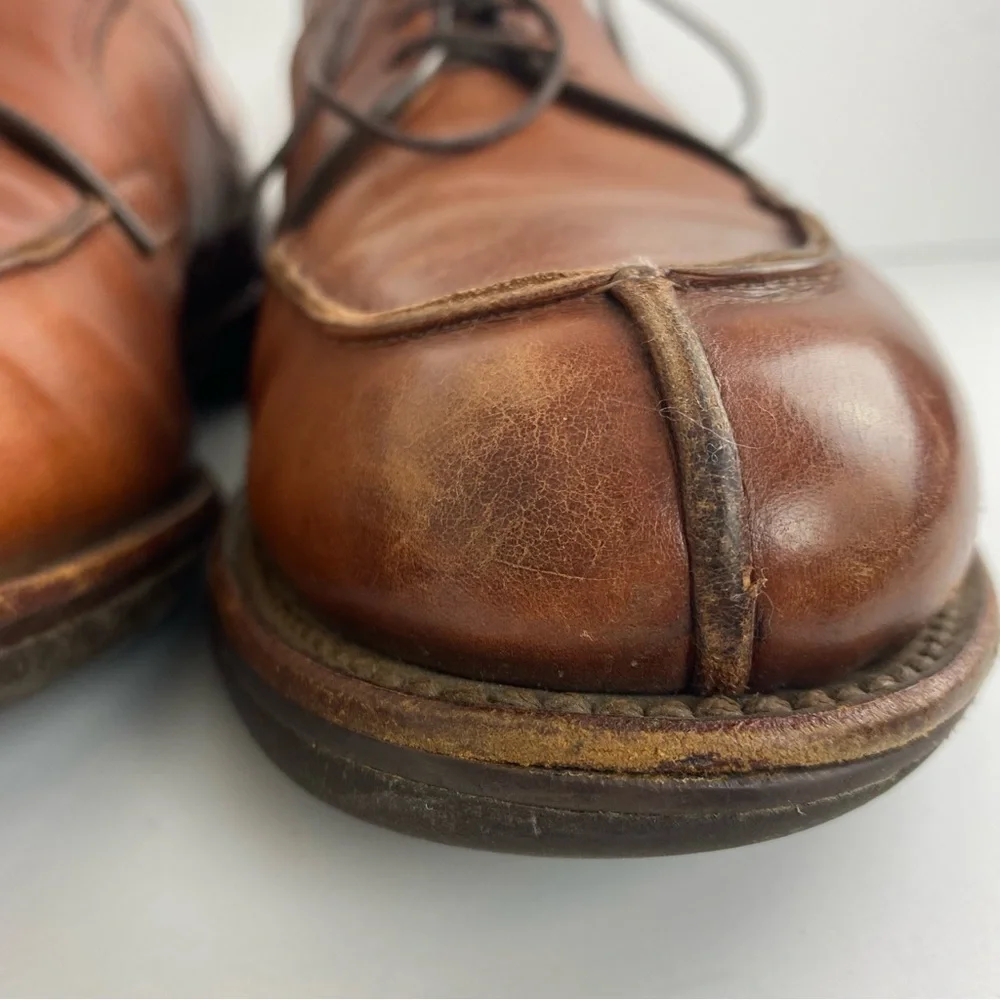 Allen Edmonds‎ Shoes 11 B Mens Brown Stockbridge Split Toe Leather Oxford